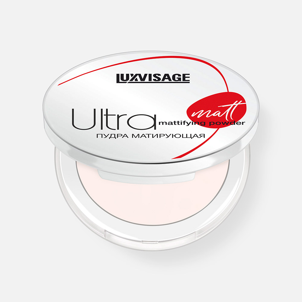 Пудра для лица Luxvisage Ultra Matt матирующая, №101 Porcelain, 9 г luxvisage пудра компактная