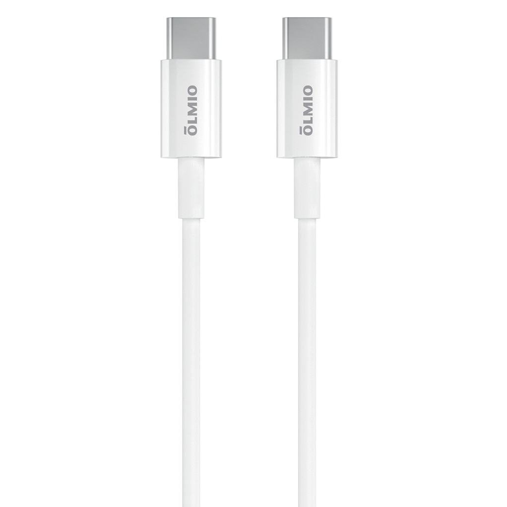 Кабель USB Type-C -USB Type-C Olmio ECO 1 м белый