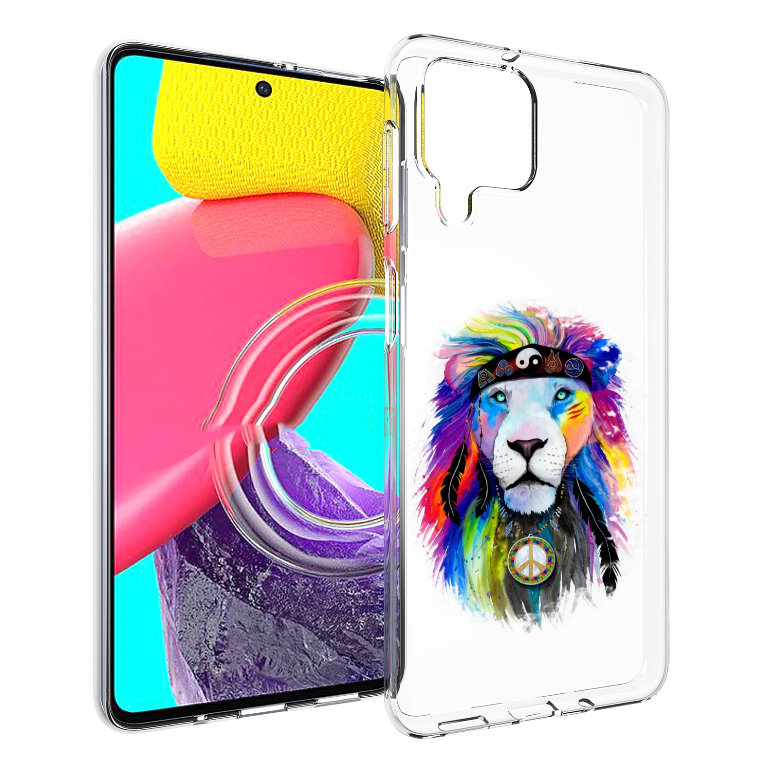 

Чехол MyPads Лев 3 для Samsung Galaxy M53 (SM-M536), Прозрачный, Tocco