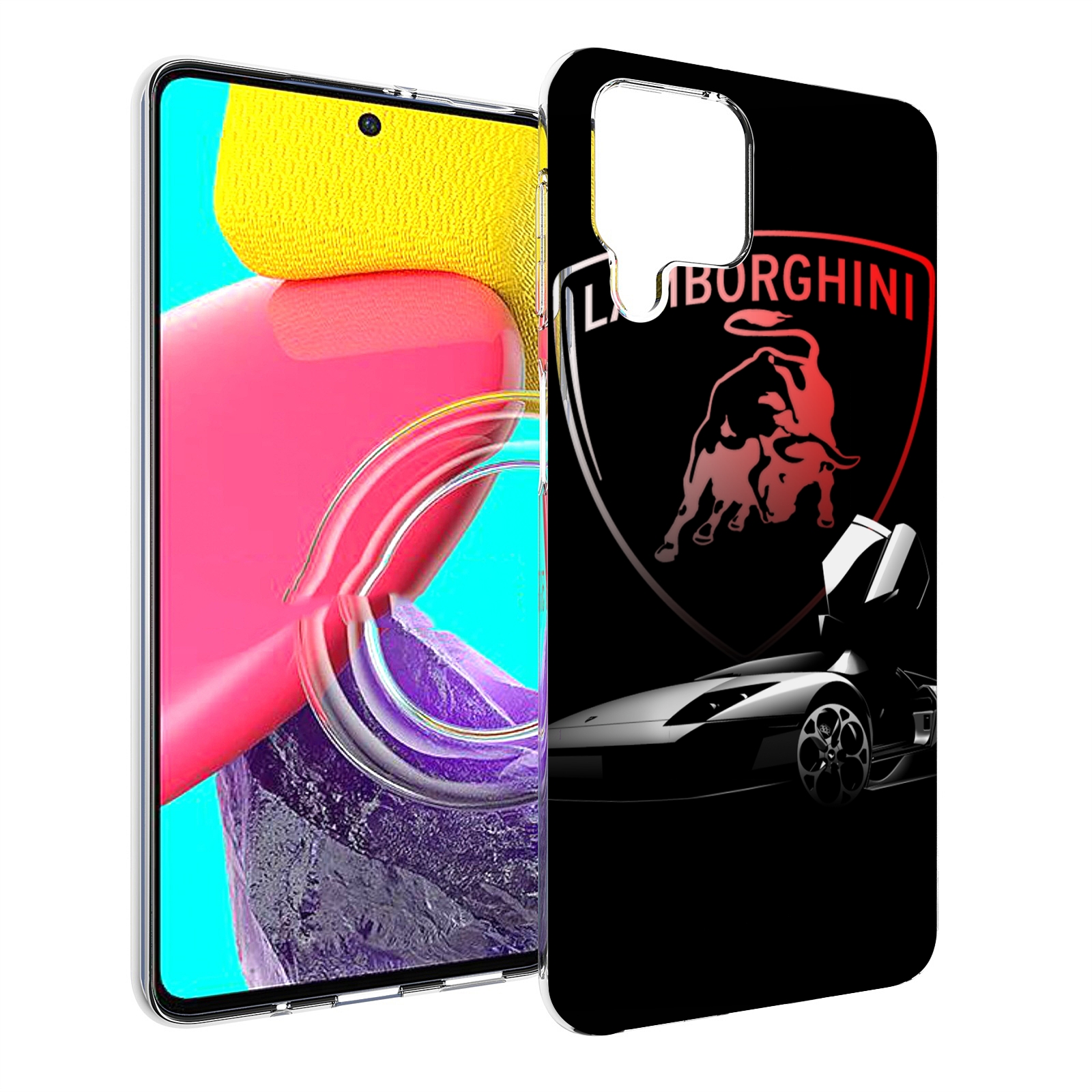 

Чехол MyPads Ламборгини-black мужской для Samsung Galaxy M53 (SM-M536), Прозрачный, Tocco