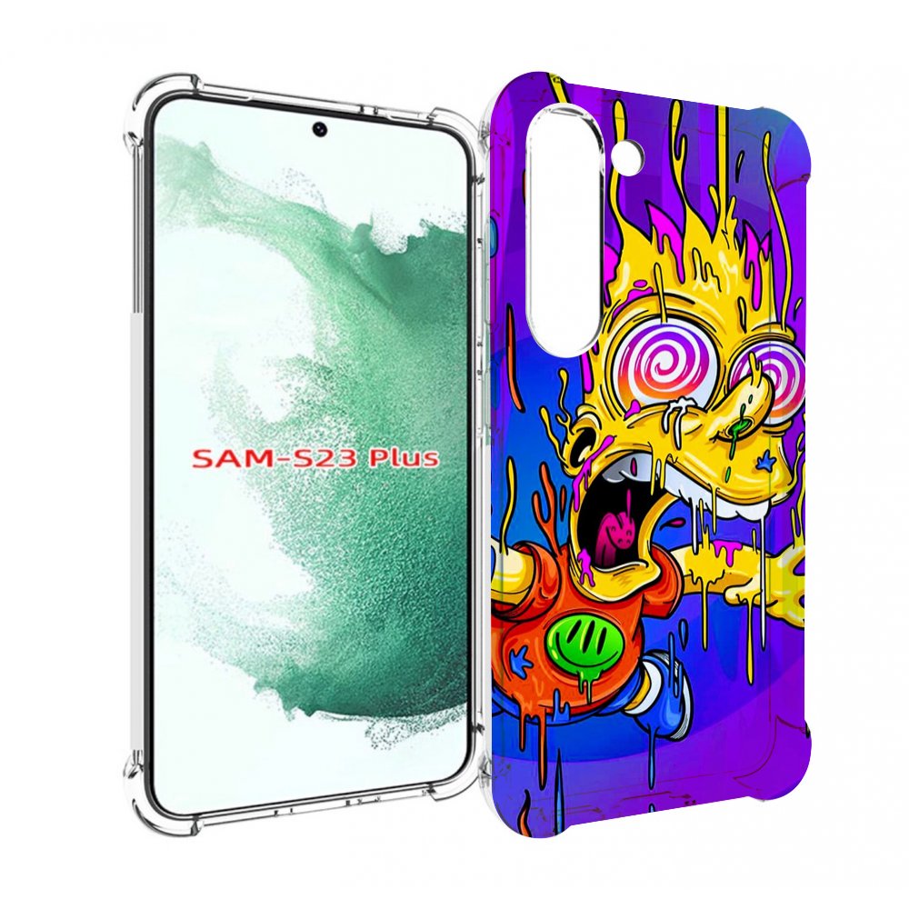 

Чехол MyPads Барт-арт-стрит для Samsung Galaxy S23 Plus +, Прозрачный, Tocco