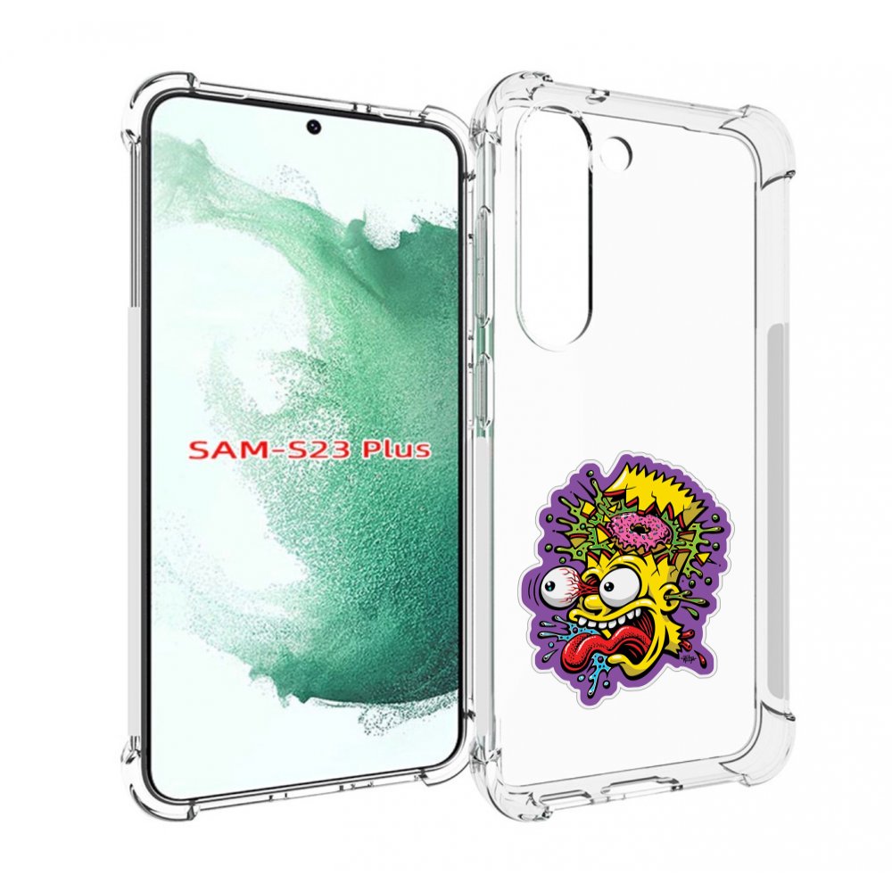 

Чехол MyPads Барт-Симпсон для Samsung Galaxy S23 Plus +, Прозрачный, Tocco