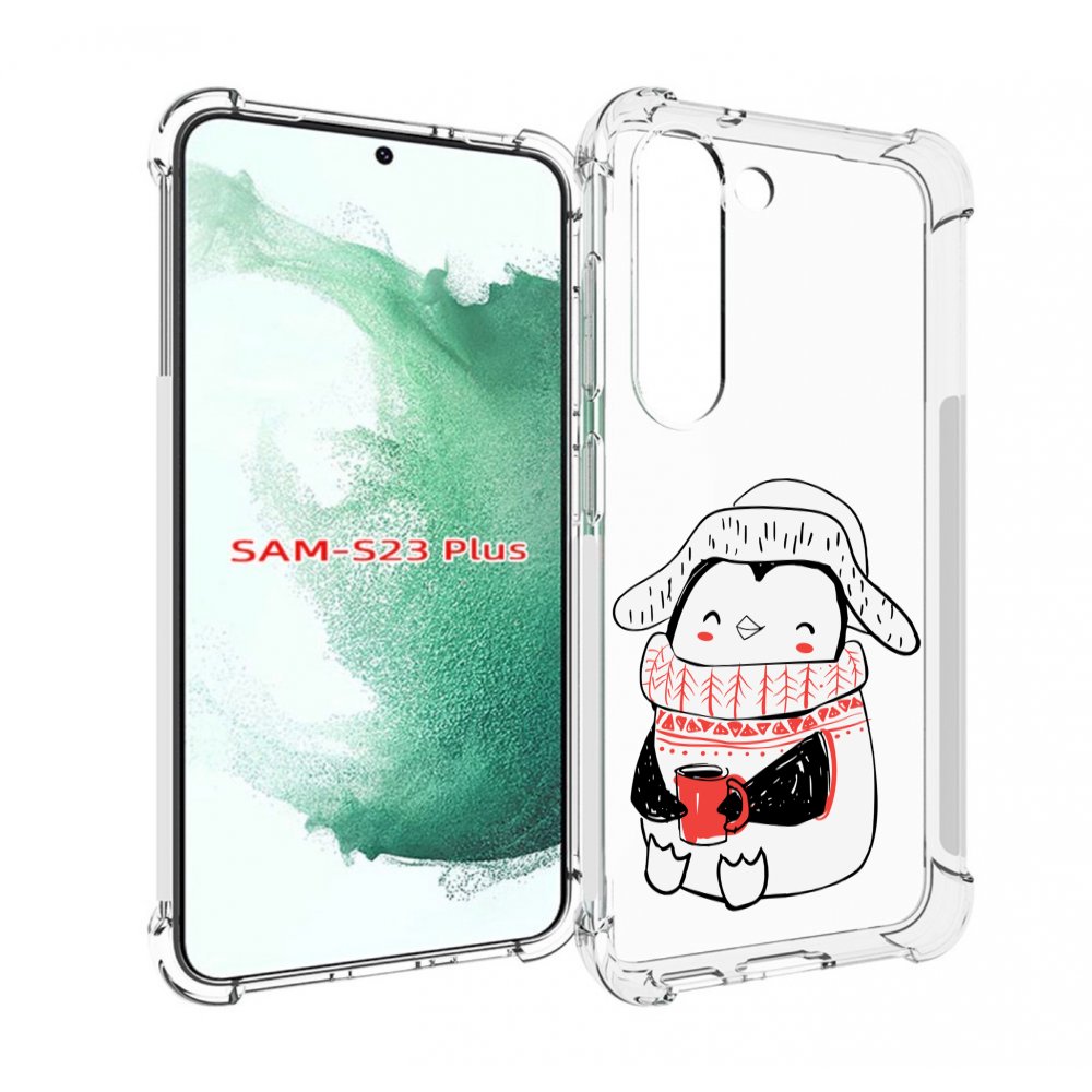

Чехол MyPads Милый пингвин для Samsung Galaxy S23 Plus +, Прозрачный, Tocco