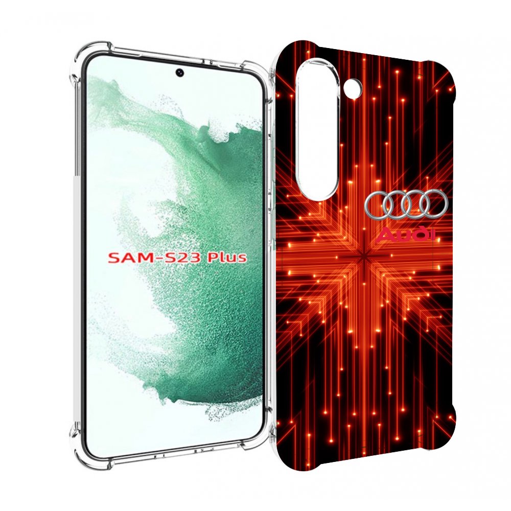 

Чехол MyPads Ауди-на-неоновом-фоне для Samsung Galaxy S23 Plus +, Прозрачный, Tocco