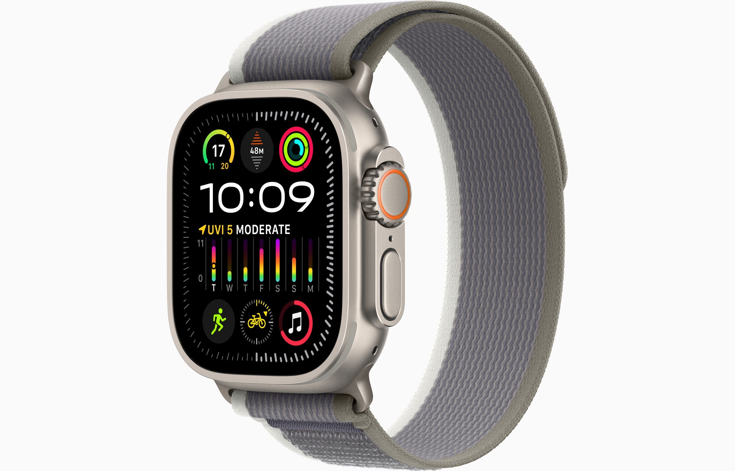 

Смарт-часы Apple Watch Ultra 2 Trail Loop Green/Gray M/L, Ultra 2