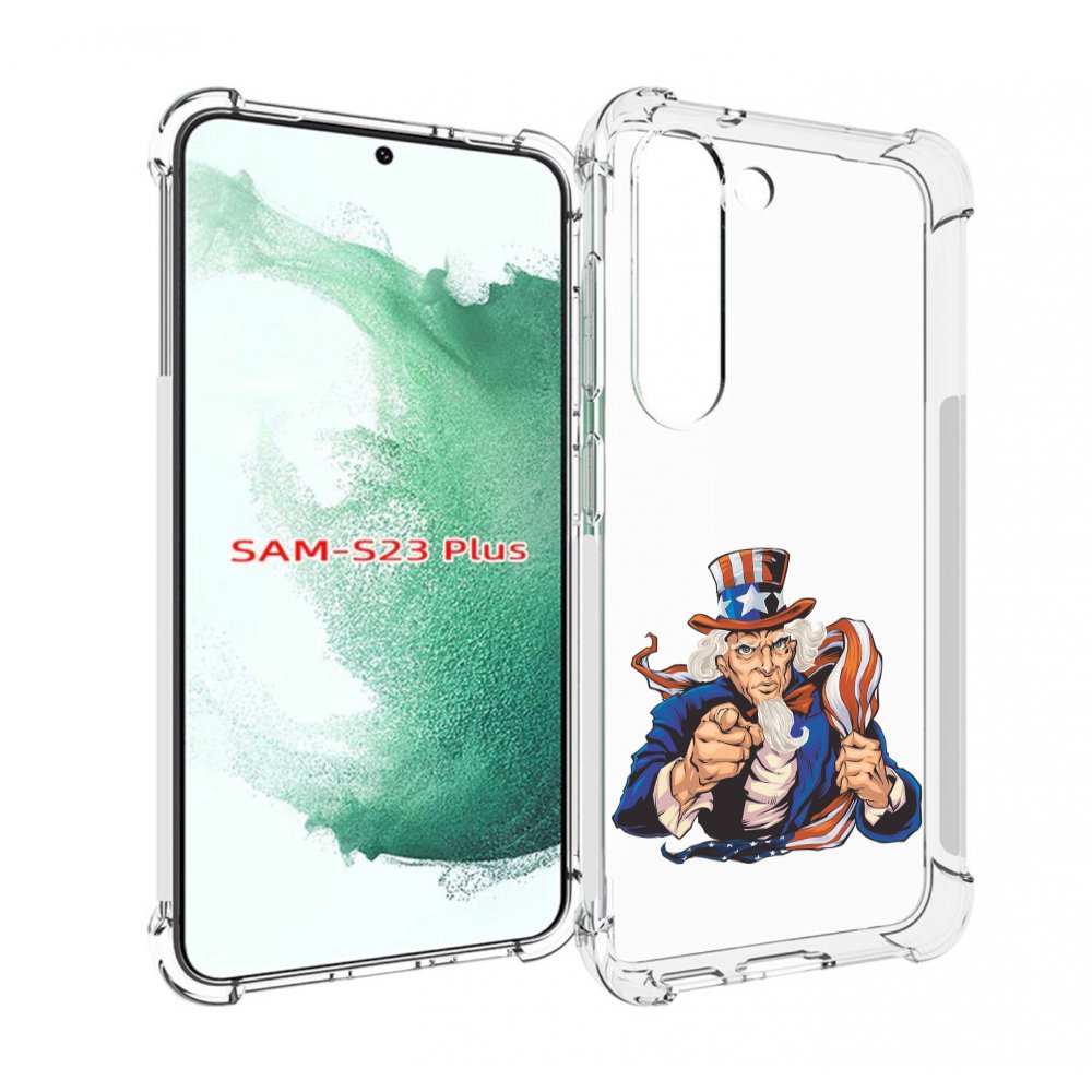 

Чехол MyPads Американский-дед для Samsung Galaxy S23 Plus +, Прозрачный, Tocco