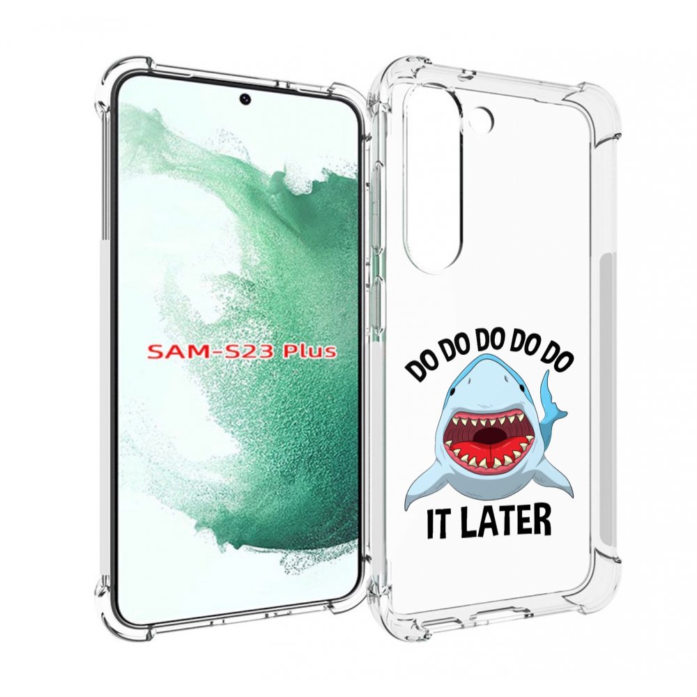 

Чехол MyPads Акула для Samsung Galaxy S23 Plus +, Прозрачный, Tocco