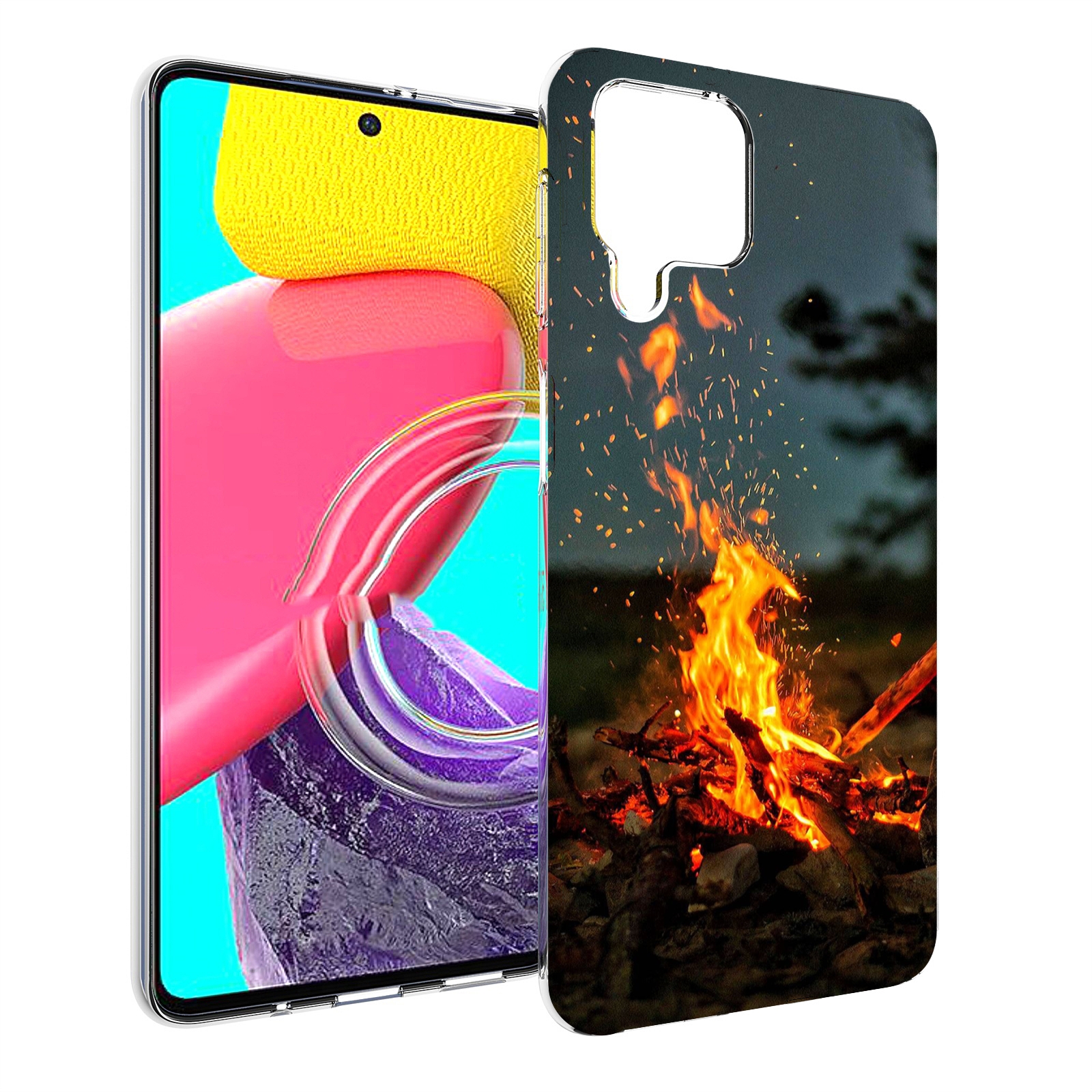 

Чехол MyPads Костер-ночное-небо для Samsung Galaxy M53 (SM-M536), Прозрачный, Tocco