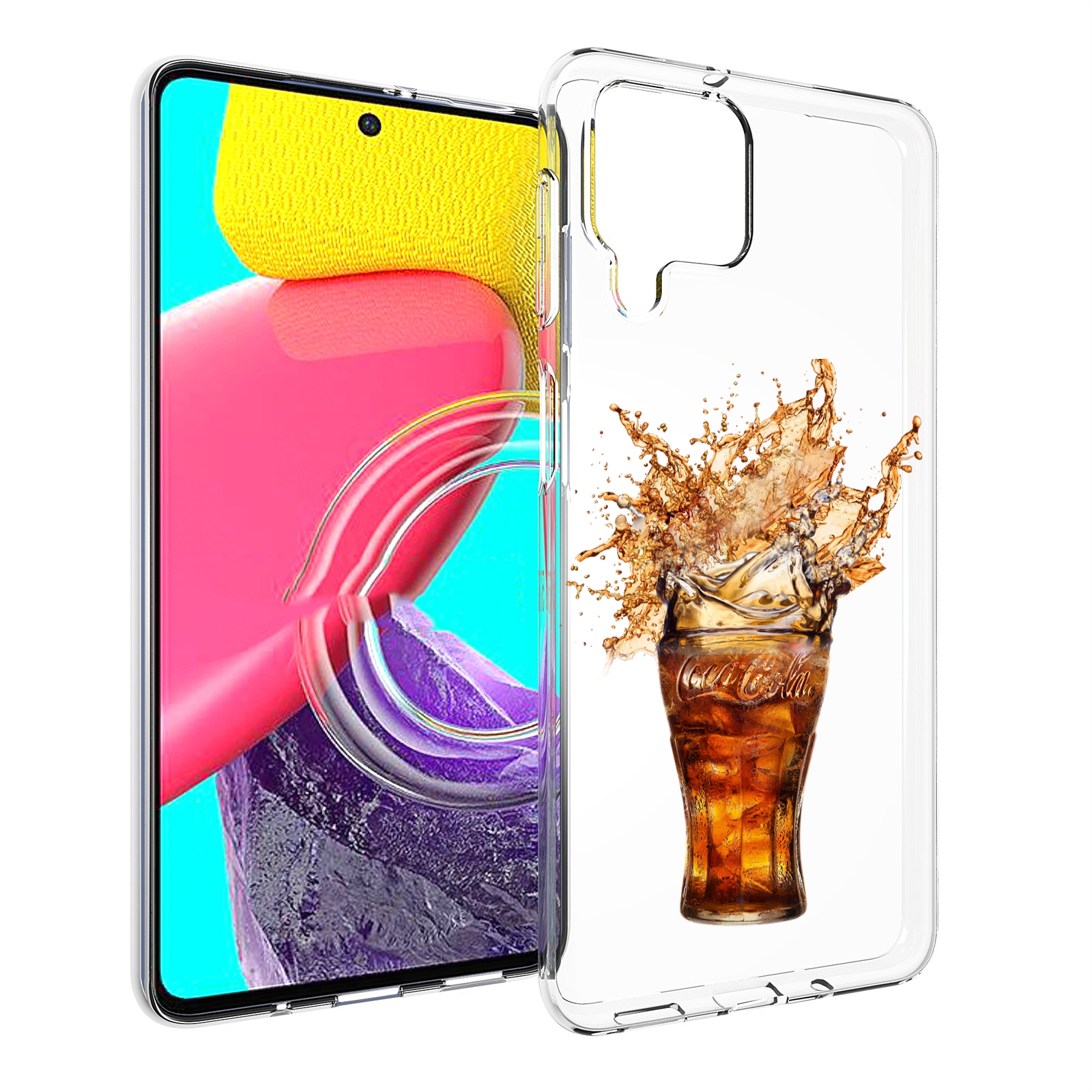 

Чехол MyPads Кола-в-стакане для Samsung Galaxy M53 (SM-M536), Прозрачный, Tocco
