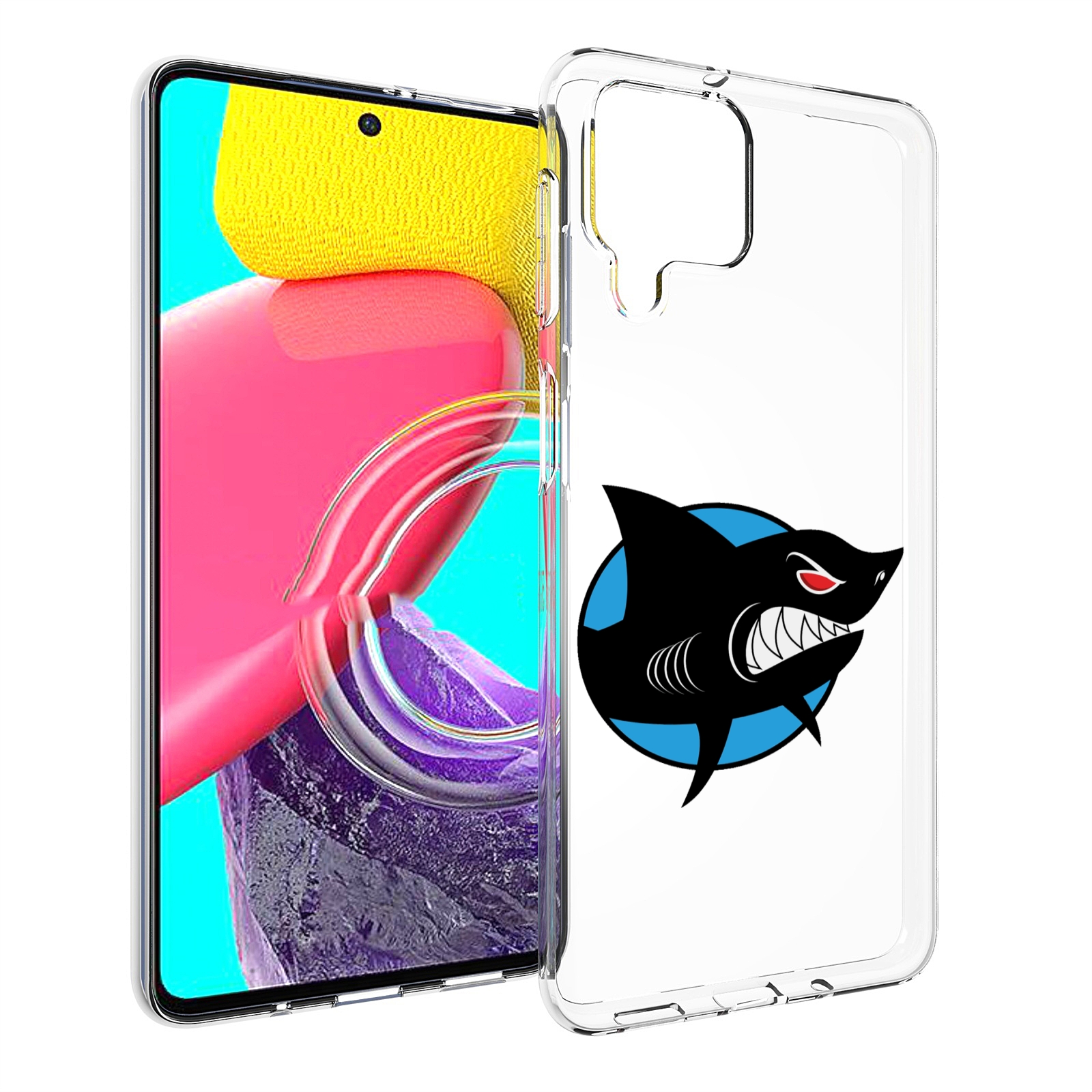 

Чехол MyPads Злая-акула для Samsung Galaxy M53 (SM-M536), Прозрачный, Tocco