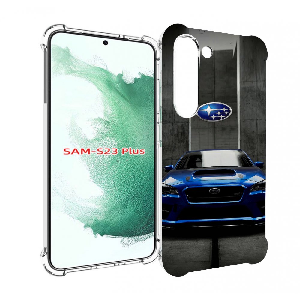 

Чехол MyPads subaru 1 мужской для Samsung Galaxy S23 Plus +, Прозрачный, Tocco