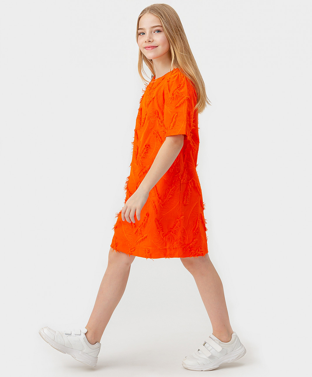 Платье детское Button Blue 123BBGJC25056100 оранжевый, 146