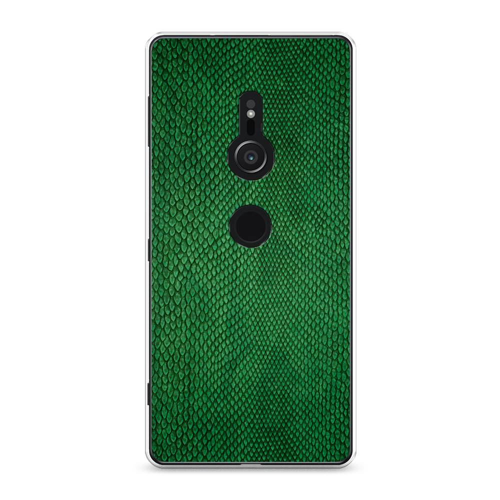 

Чехол Awog на Sony Xperia XZ2 "Изумрудная змея", Разноцветный, 52850-3