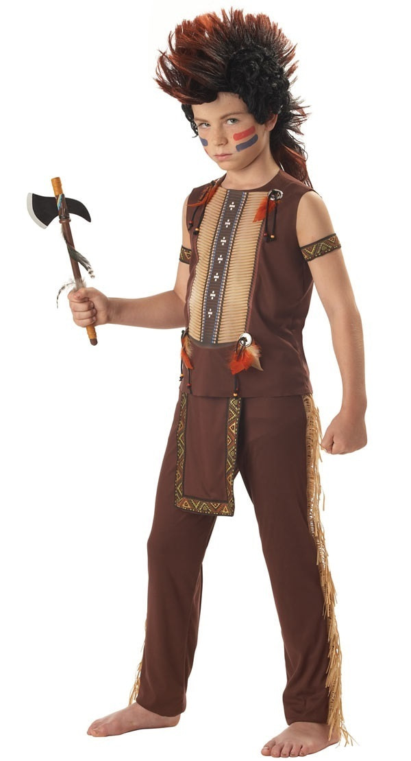 фото Костюм california costumes индеец из племени ирокезов детский m (8-10 лет)