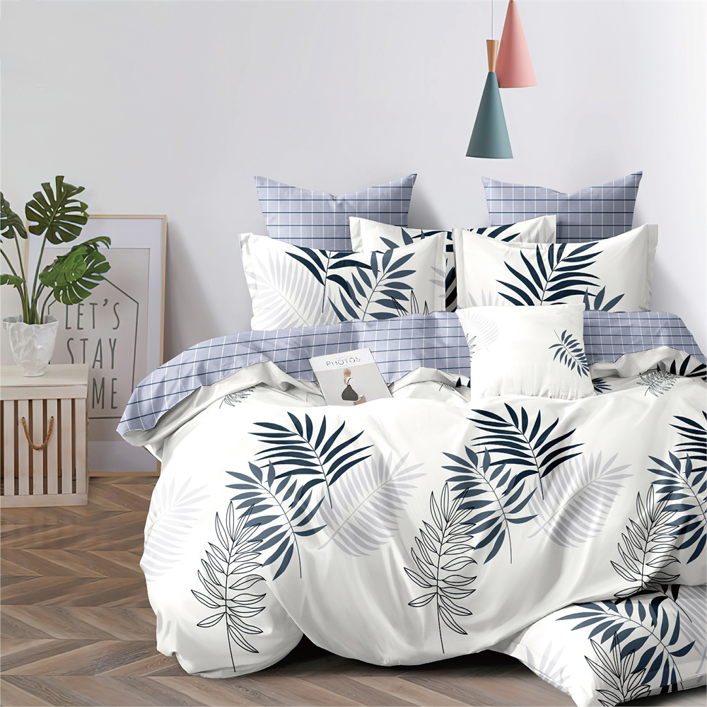 

Постельное белье Mercury Home Папоротник 5 2 СП Поплин 2 наволочки 50x70, Папоротник 5