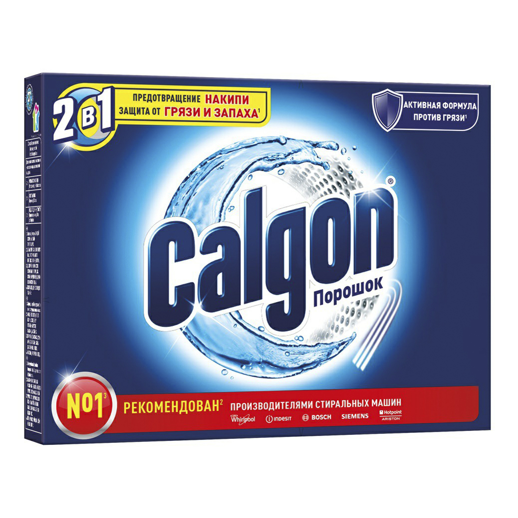 Порошок Calgon 2в1 для стиральных машин, для смягчения воды, 550 г средство для удаления накипи и смягчения воды calgon порошок для стиральных машин 400 г