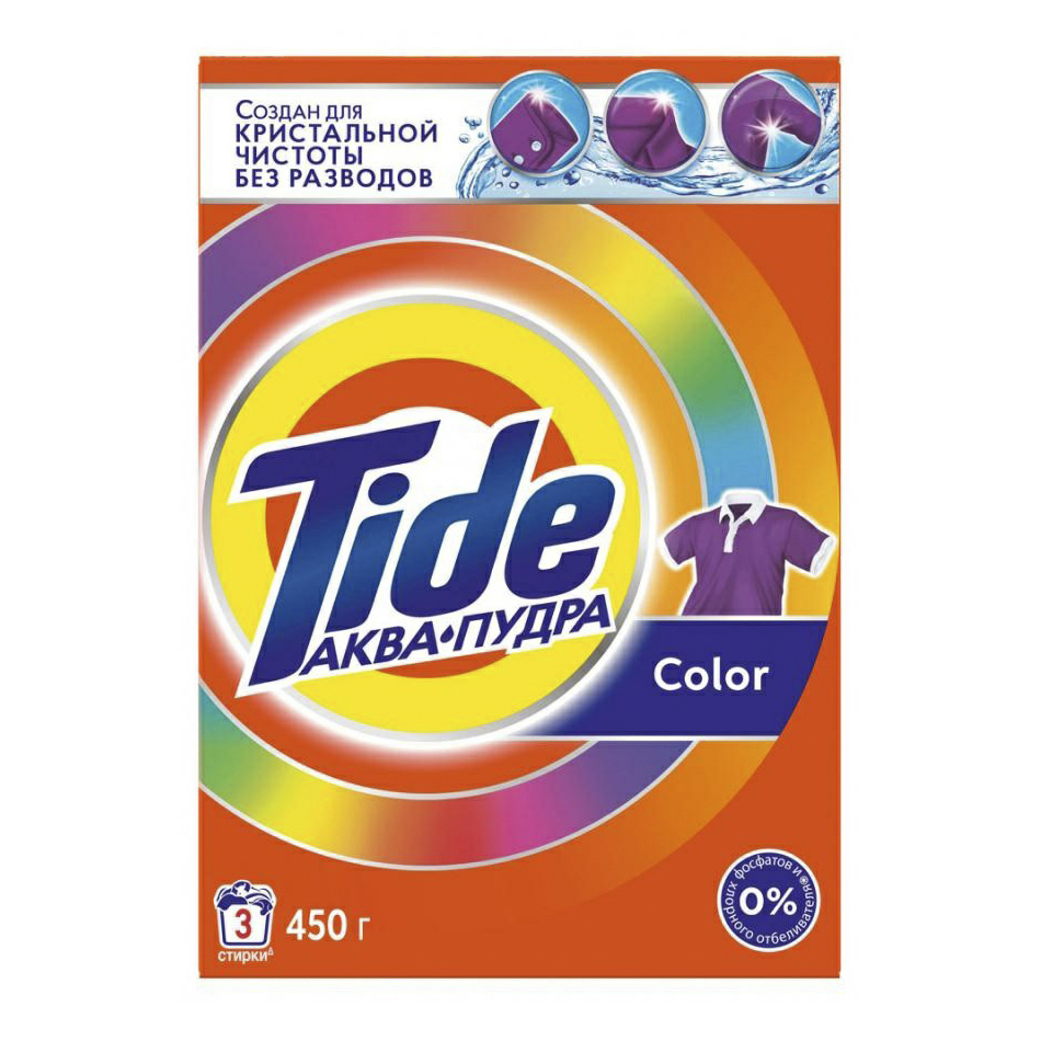 

Стиральный порошок Tide Color автомат для цветного белья, 450 г