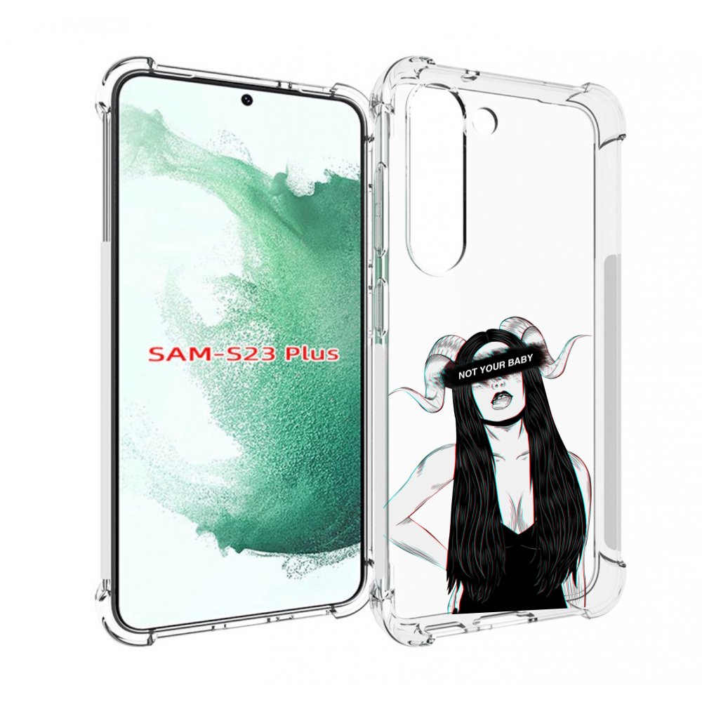 

Чехол MyPads not-your для Samsung Galaxy S23 Plus +, Прозрачный, Tocco