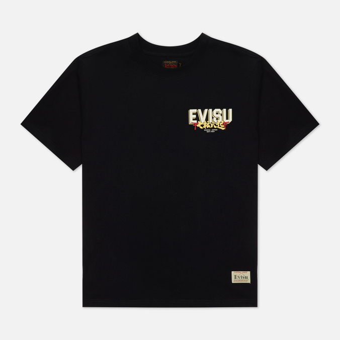 фото Футболка мужская evisu 2eshtm2ts584xxct-blkx черная s