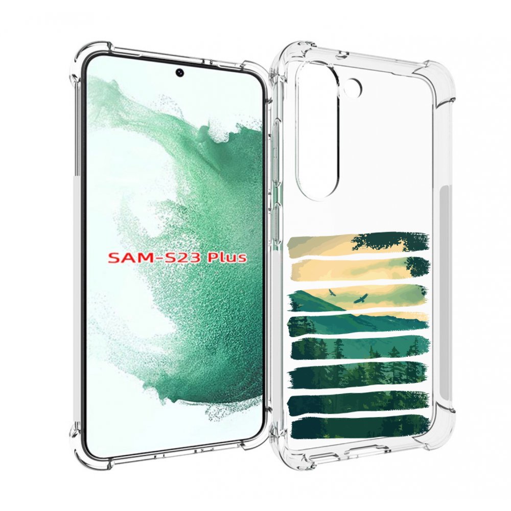 

Чехол MyPads Лесная чаща для Samsung Galaxy S23 Plus +, Прозрачный, Tocco
