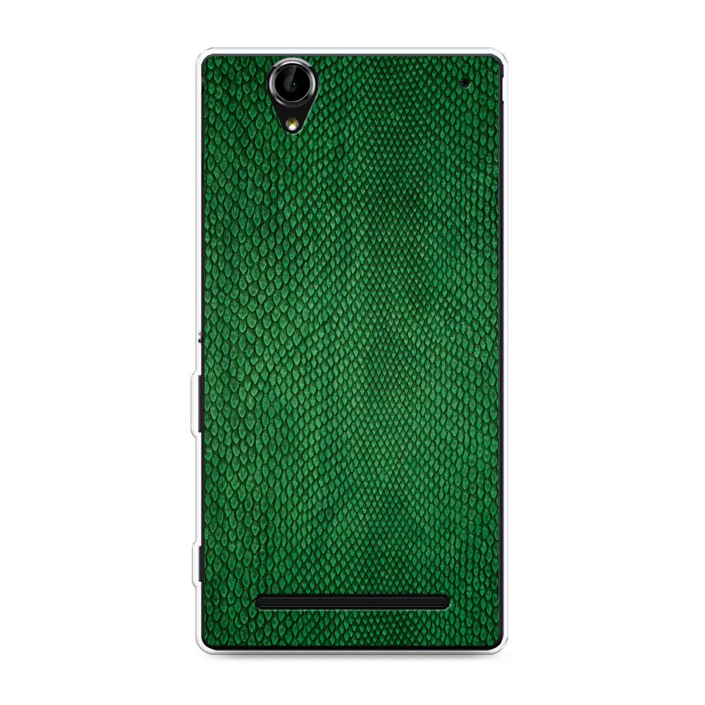 

Чехол Awog на Sony Xperia T2 Ultra "Изумрудная змея", Разноцветный, 50950-3