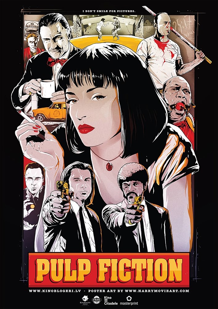 

Постер к фильму "Криминальное чтиво" (Pulp Fiction) A4