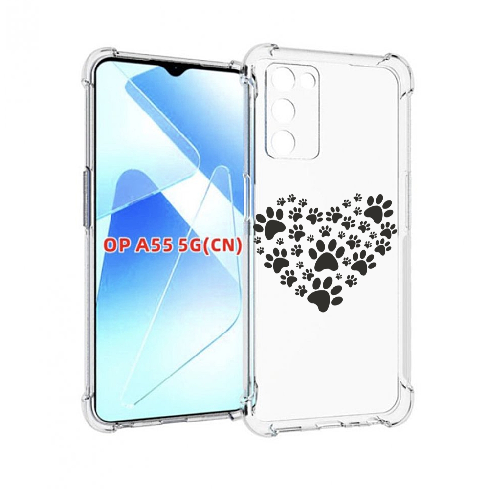 

Чехол MyPads следы-в-сердечке для Infinix Zero X Neo, Прозрачный, Tocco