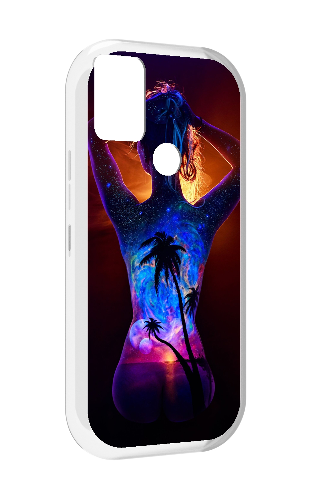 

Чехол MyPads Девушка-и-пальмы женский для UMIDIGI A9, Прозрачный, Tocco