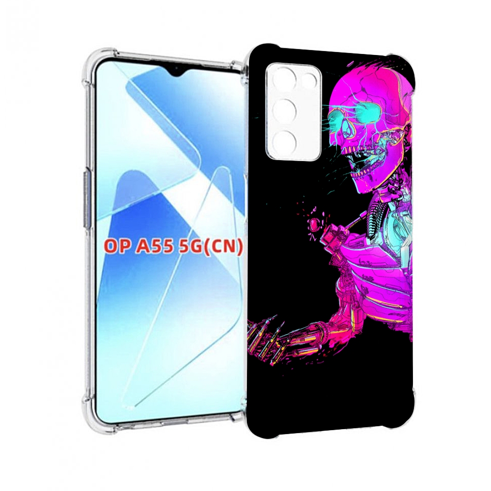

Чехол MyPads скелет-робот-фиолетовый для Infinix Zero X Neo, Прозрачный, Tocco