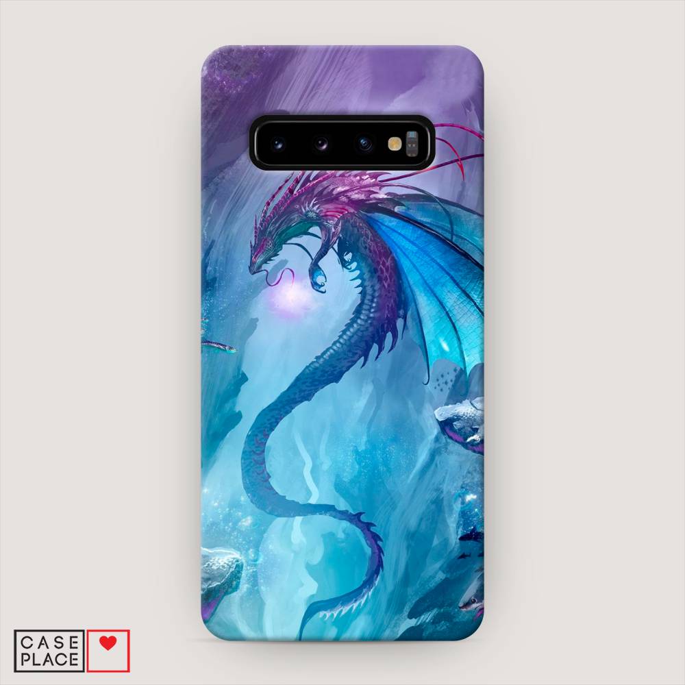 

Пластиковый чехол "Водный дракон" на Samsung Galaxy S10, 27020-1