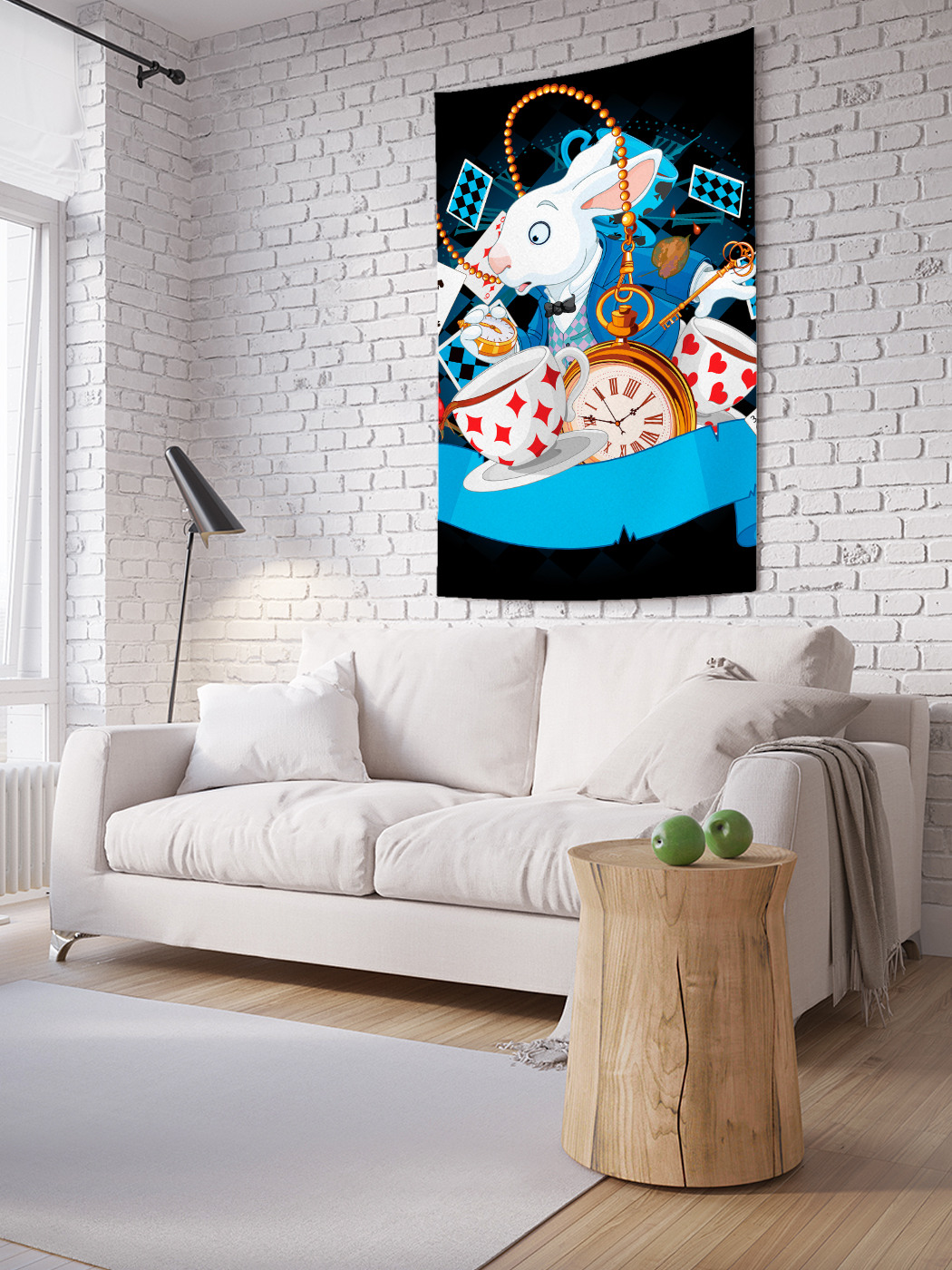 

Вертикальное фотопанно на стену JoyArty Кролик паникует 100x150 см, Кролик паникует