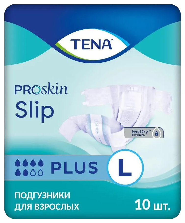 

Подгузники TENA Slip Plus L 10 шт.