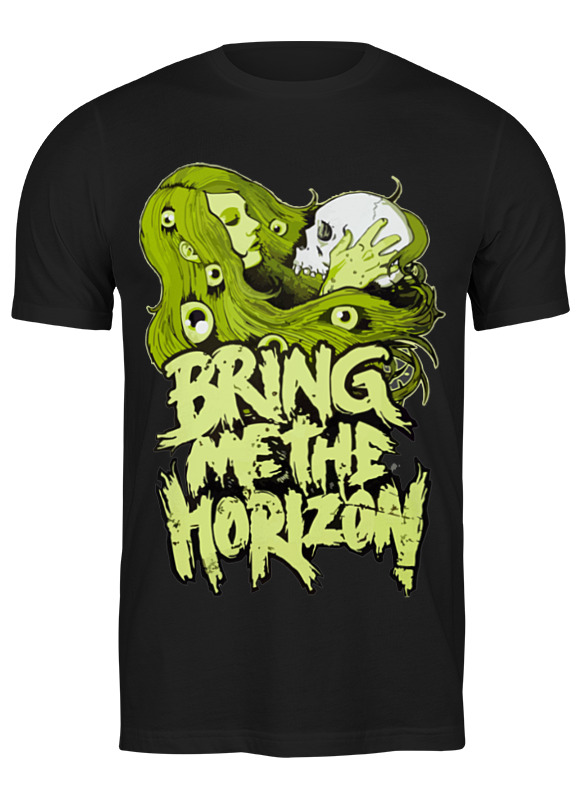 

Футболка мужская Printio Bring me the horizon черная 3XL, Черный, Bring me the horizon