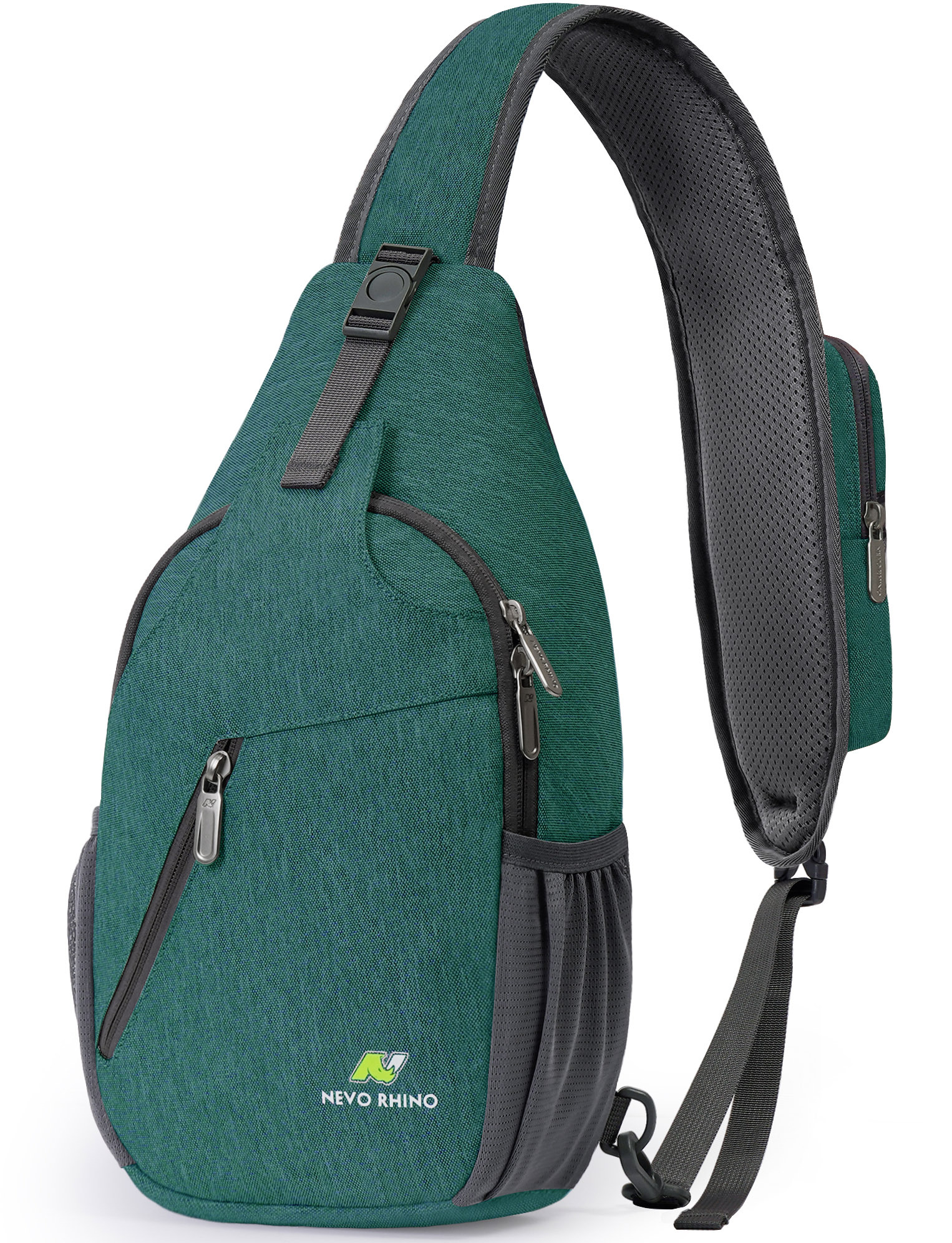 Сумка-слинг унисекс Nevo Rhino 8999-1 dark green, 39х19х9 см