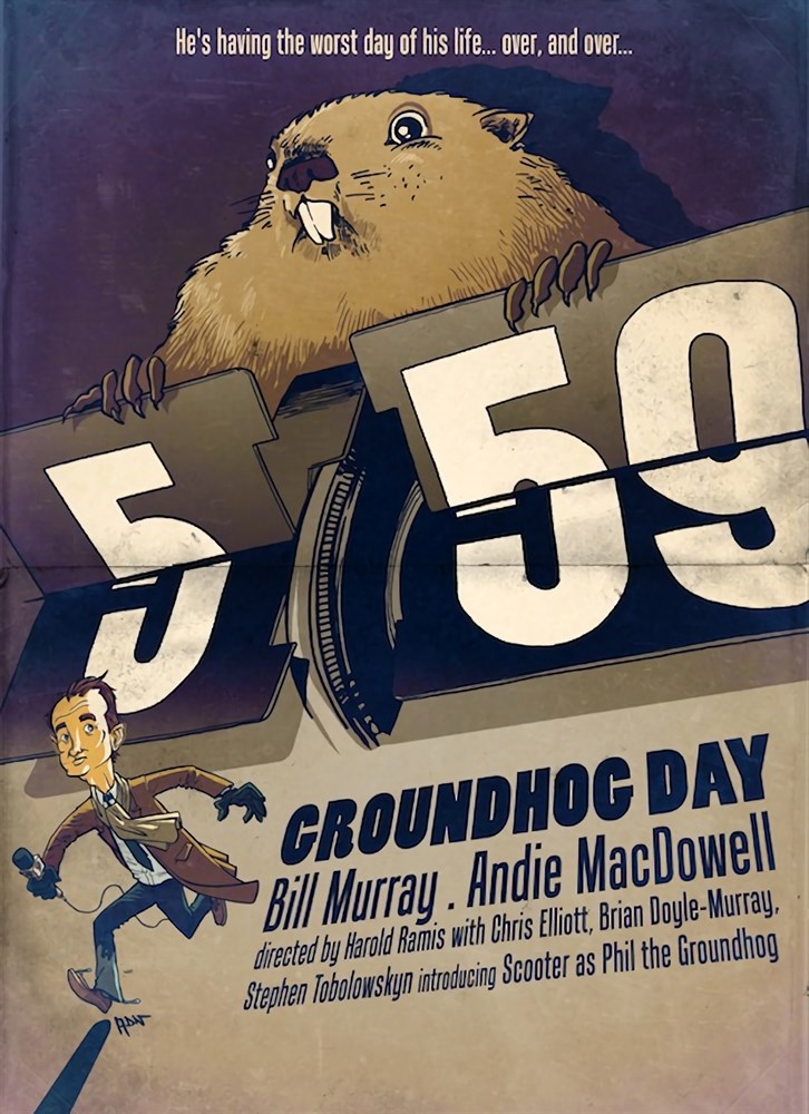 

Постер к фильму "День сурка" (Groundhog Day) A4
