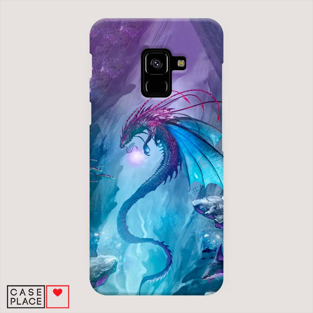 

Пластиковый чехол "Водный дракон" на Samsung Galaxy A8 2018, 25420-1
