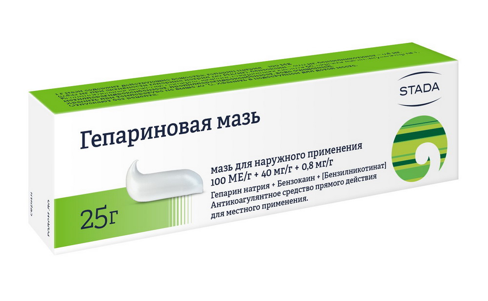 

Гепариновая мазь 25 г