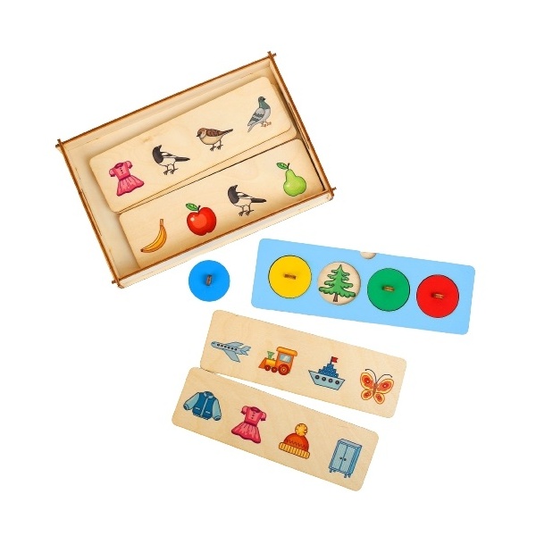 

Развивающая игра Smile decor Четвертый лишний 8 плашек с рисунками 2633978