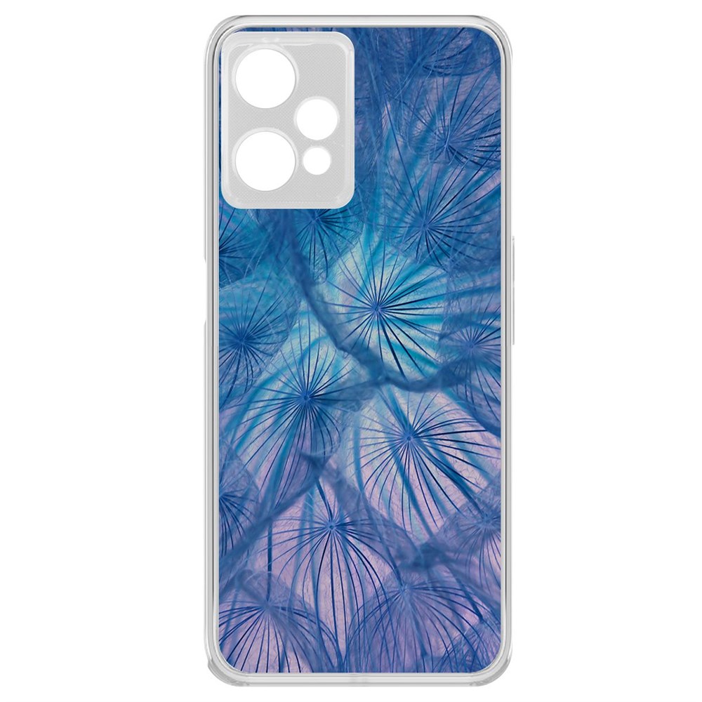 

Чехол-накладка Krutoff Clear Case Синий одуванчик для Realme 9 Pro, Прозрачный