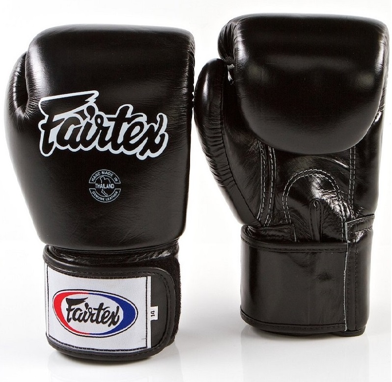 

Боксерские перчатки Fairtex Boxing gloves BGV1 12 унций, Black, Белый;черный, BGV1