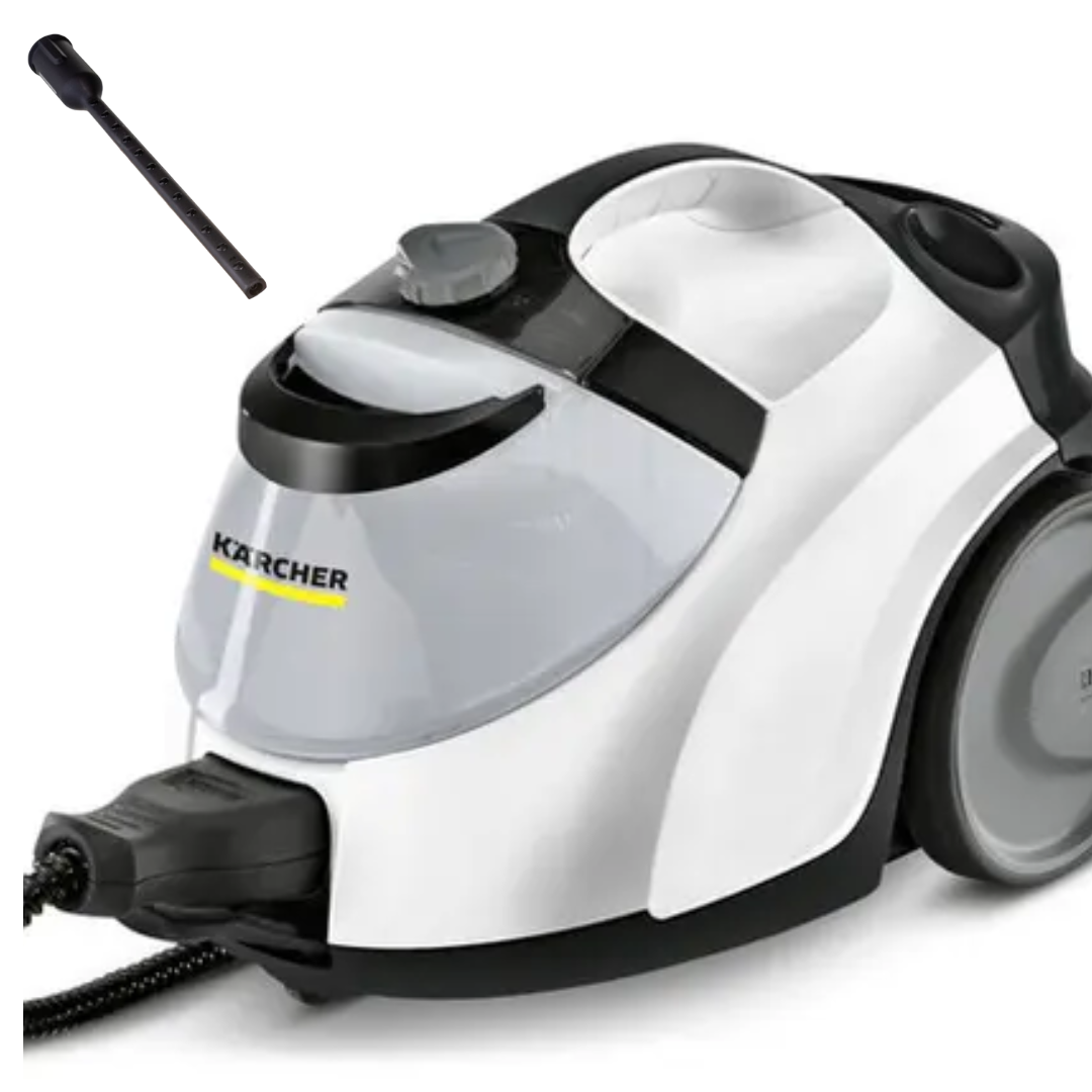 

Пароочиститель Karcher SC 5 EasyFix белый, SC 5 EasyFix+насадка для текстиля IVAHAVI