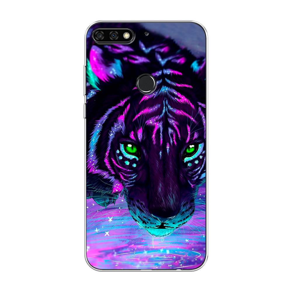 

Чехол Awog "Волшебный тигр" для Honor 7C Pro, 65550-1