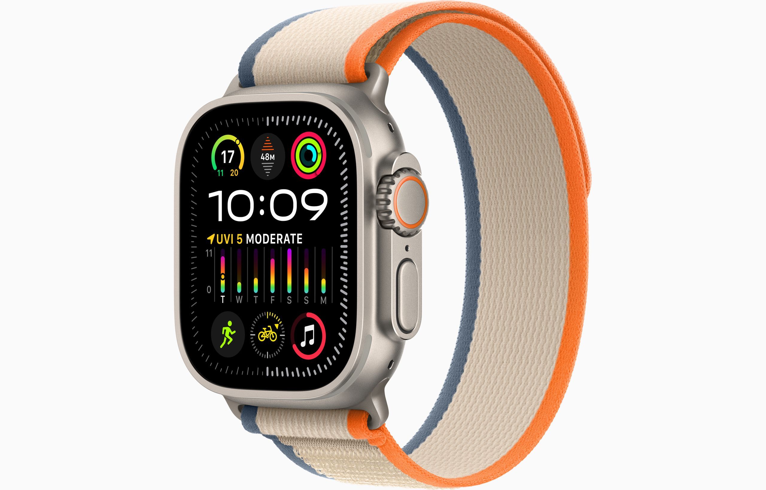 

Смарт-часы Apple Watch Ultra 2 Trail Loop Orange/Beige M/L, Ultra 2