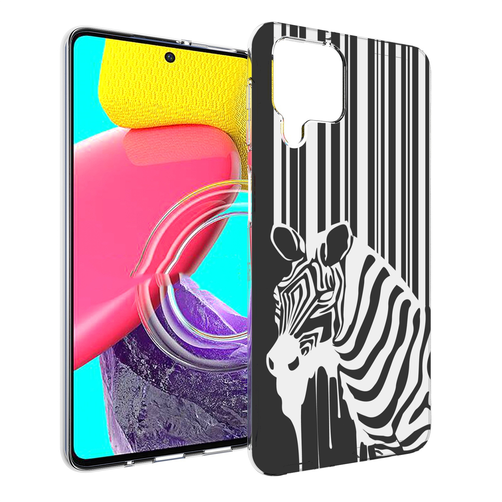 

Чехол MyPads Зебра для Samsung Galaxy M53 (SM-M536), Прозрачный, Tocco