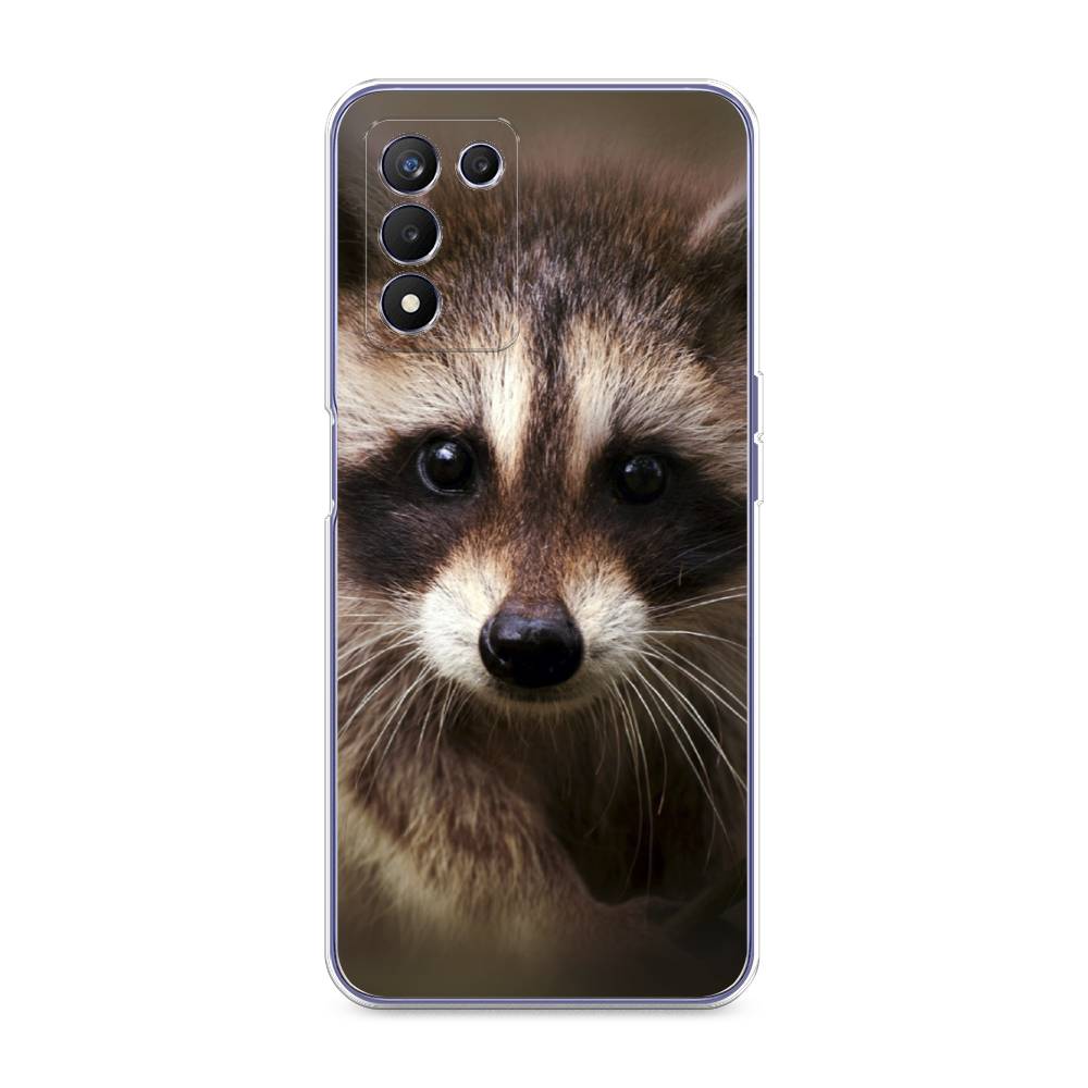 

Чехол Awog на Realme Q3s "Енот", Разноцветный, 257950-1