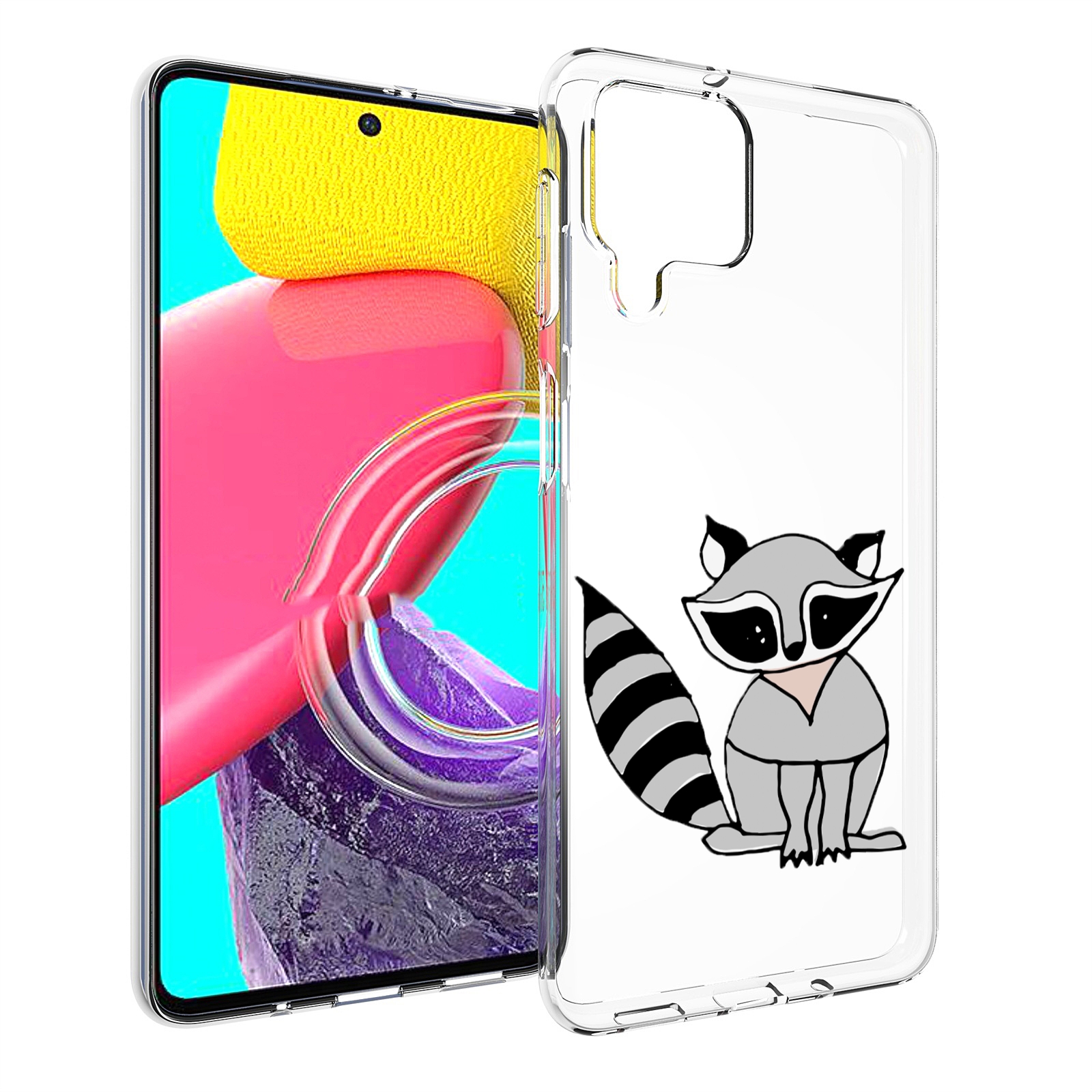 

Чехол MyPads Енотик для Samsung Galaxy M53 (SM-M536), Прозрачный, Tocco