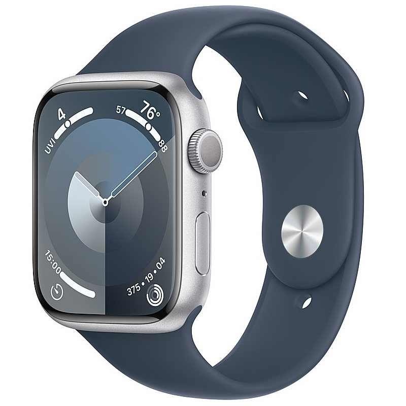 

Смарт-часы Apple Watch S9 45mm BLue/Silve Aluminium/White M/L, S9