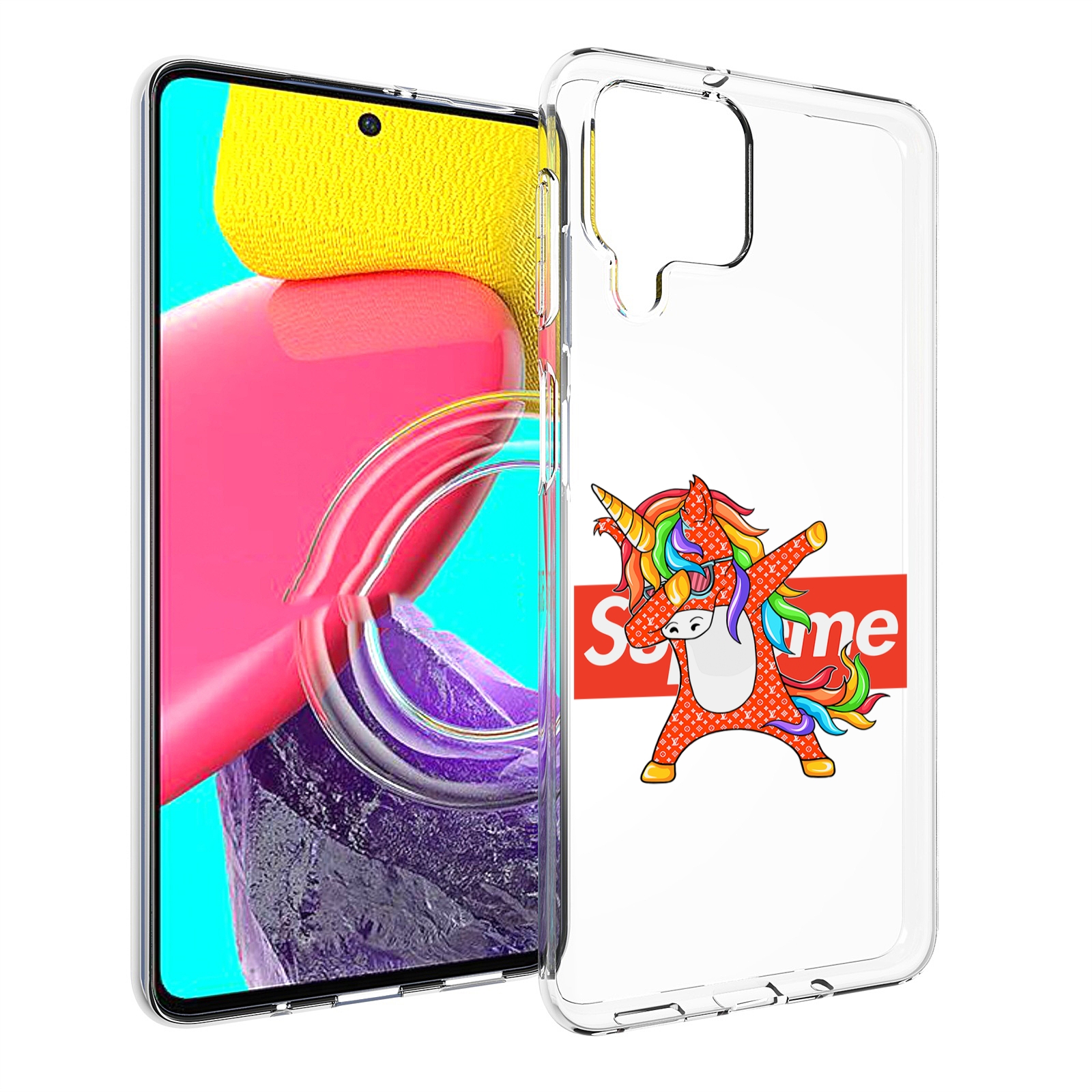 

Чехол MyPads Единорог-суприм для Samsung Galaxy M53 (SM-M536), Прозрачный, Tocco