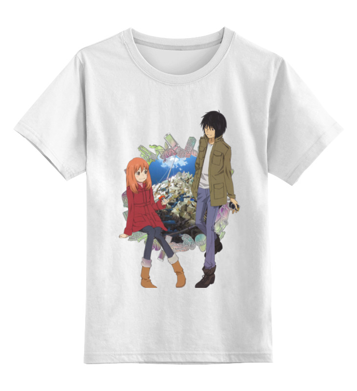

Детская футболка Printio К востоку от рая / eden of the east цв.белый р.128, 0000000763308