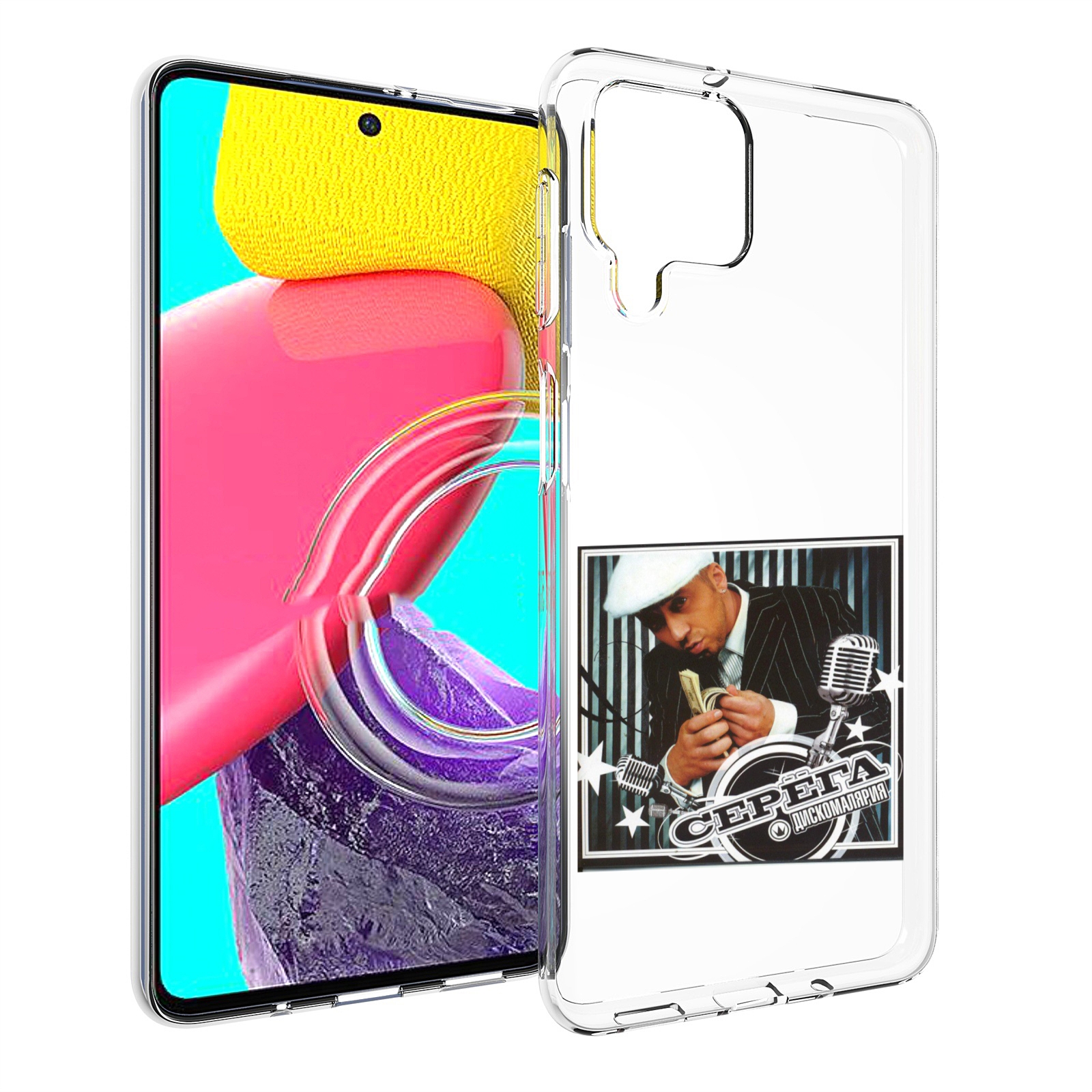 

Чехол MyPads Дискомалярия Серёга для Samsung Galaxy M53 (SM-M536), Прозрачный, Tocco